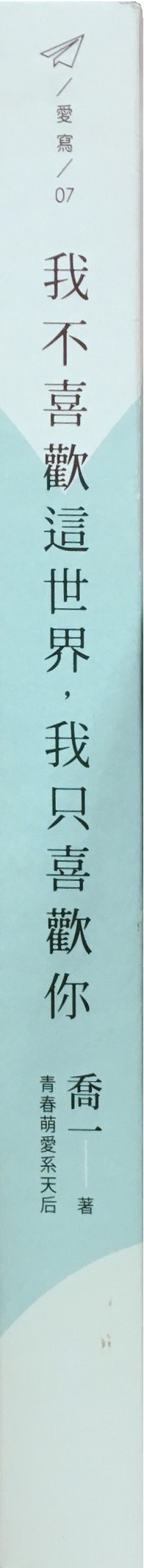 我不喜歡這世界，我只喜歡你